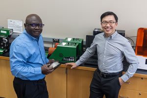 Photo of UW-Platteville researchers