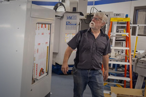 Photo of UW-Stout donation of advanced manufacturing equipment