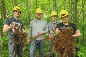 Photo of UWSP students