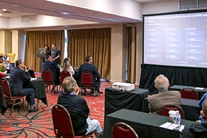 Photo of UW-Stout pitch in Pentagon-sponsored contest