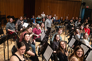 Photo of UWSP music recording