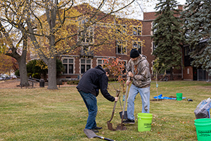 Photo of UW-Superior tree planting