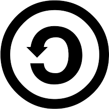 A circular arrow surrounded by a circle. This Creative Commons symbol represents the Share Alike expectation for reuse of open content.