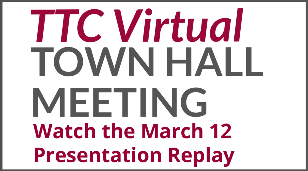 March 12 Town Hall Meeting Replay ad