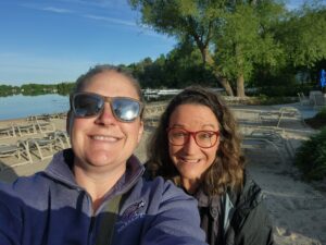 Photo of Heather Pelzel & Valerie Barske