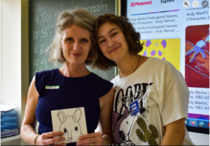 Photo of Rhonda Petree and Student