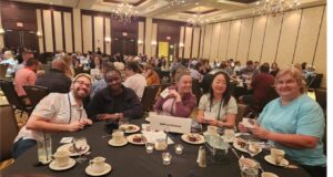 Photo of UW-La Crosse participants at table