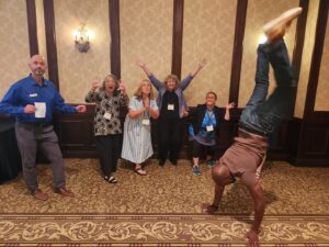 Silly photo of Universities of Wisconsin Administration participants