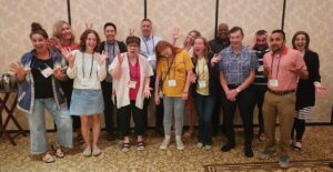 Silly photo of participants from UW-Whitewater