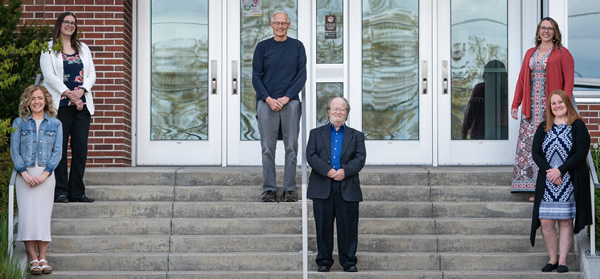 Photo of UW Oshkosh Project Success members, recipient of Board of Regents Academic Staff Excellence Award for 2021