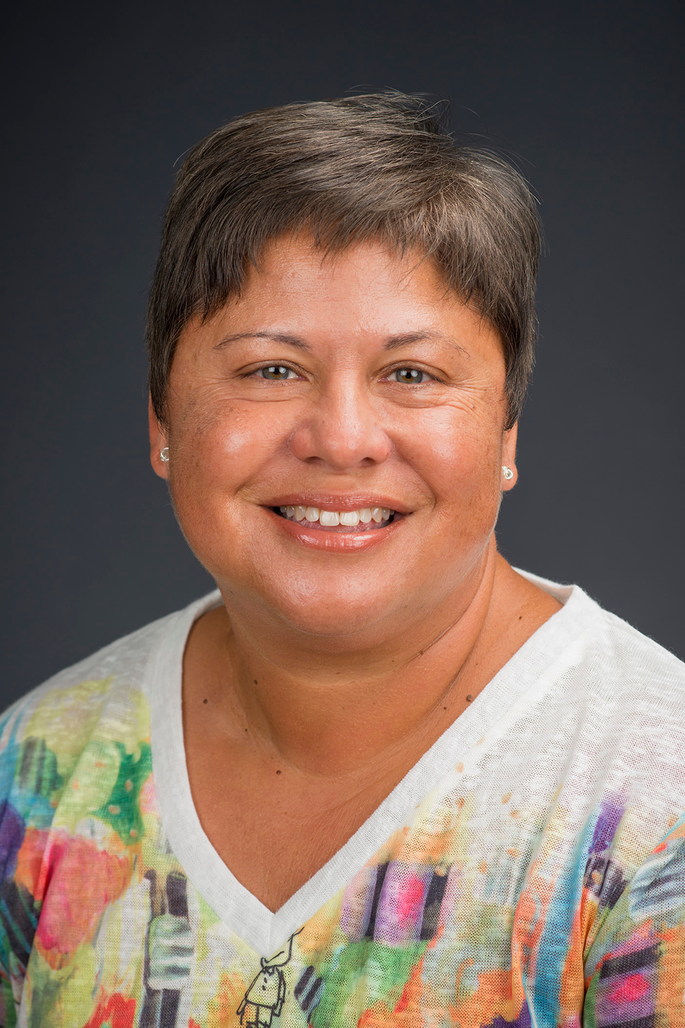 Photo of Dr. Adrienne Viramontes, chair of UW-Parkside’s Communication Department, which earned the Board of Regents 2022 Teaching Excellence Award for a program
