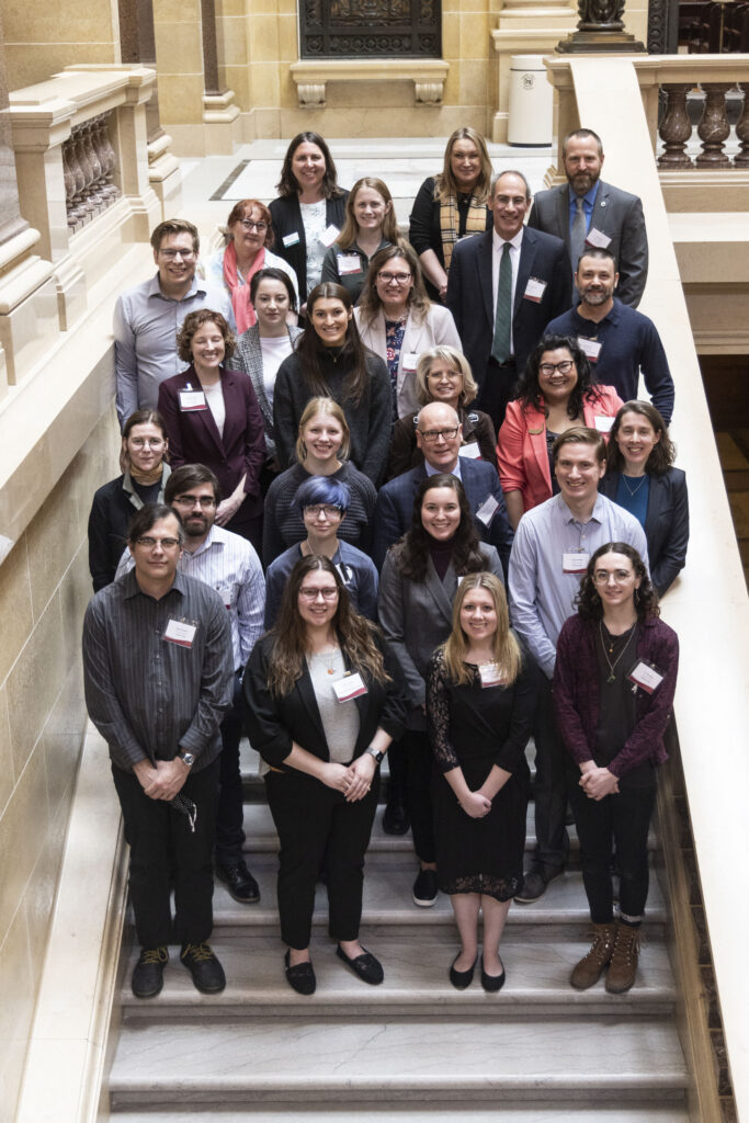 Photo of 2023 Research in the Rotunda - UW-Green Bay group photo
