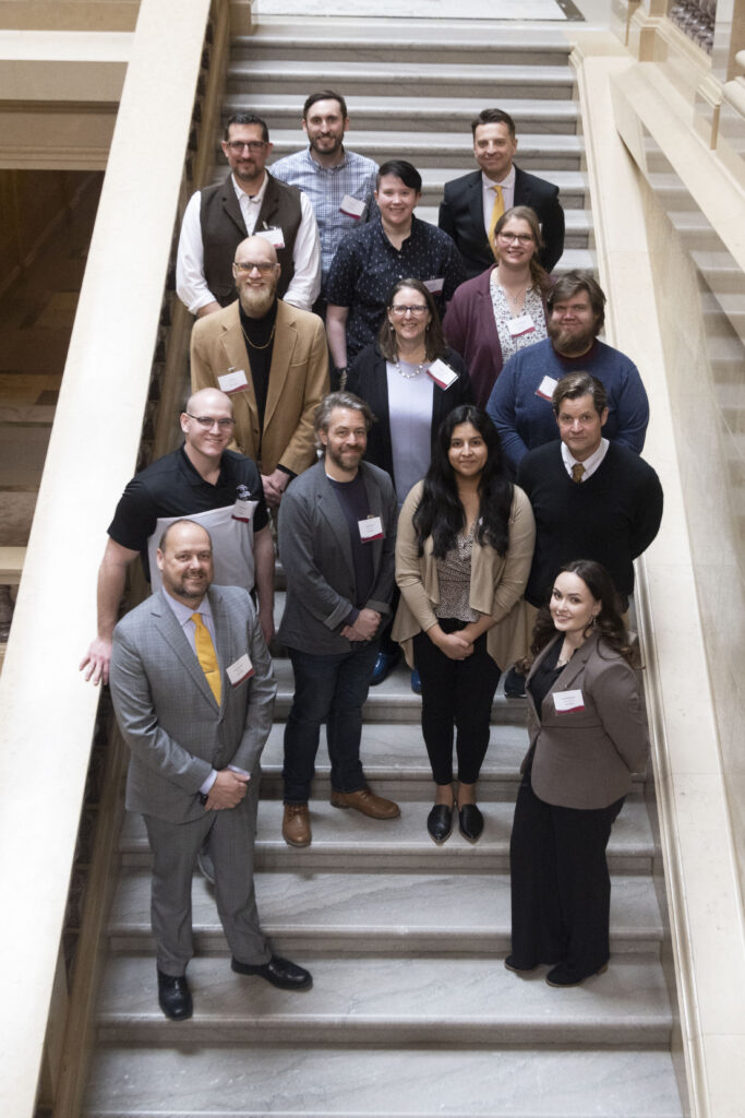 Photo of 2023 Research in the Rotunda - UW Oshkosh group photo