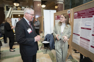 Photo by Greg Anderson from 2023 Research in the Rotunda - with President Rothman