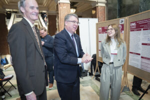 Photo by Greg Anderson from 2023 Research in the Rotunda - with UW-La Crosse Chancellor Joe Gow