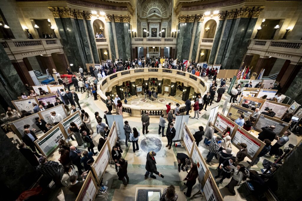 Photo taken at 22nd annual Research in the Rotunda event held March 11, 2026, Madison, Wisconsin.