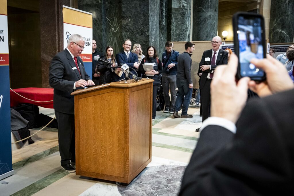 Photo taken at 22nd annual Research in the Rotunda event held March 11, 2026, Madison, Wisconsin.
