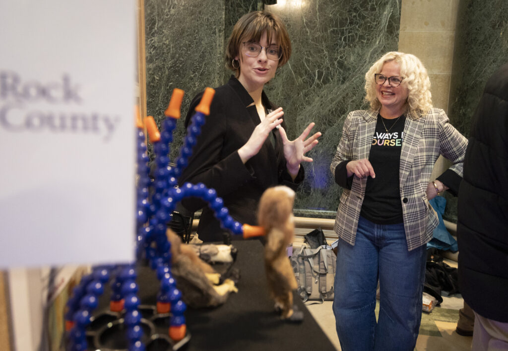 Photo taken at 22nd annual Research in the Rotunda event held March 11, 2026, Madison, Wisconsin.