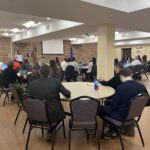 Breakout session audience seated at March 2023 workshop at UW-Stevens Point