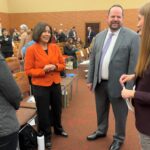 Participants in the Navigate overview presentation and discussion on EAB's Navigate student success management platform at the December 8, 2023, Board of Regents meeting on the University of Wisconsin-Madison campus.