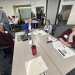 Participants in the Universities of Wisconsin Navigate360 Workshop on April 16, 2024, at the Pyle Center in Madison.