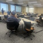 Participants at the Universities of Wisconsin Navigate360 Workshop on April 29, 2025, at the Pyle Center in Madison.