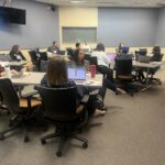 Participants at the Universities of Wisconsin Navigate360 Workshop on April 29, 2025, at the Pyle Center in Madison.