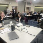 Participants at the Universities of Wisconsin Navigate360 Workshop on April 29, 2025, at the Pyle Center in Madison.