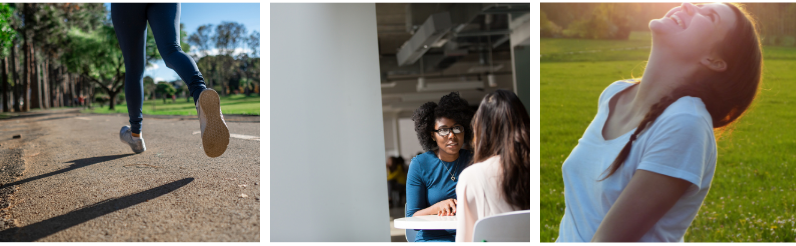Stock images laid out in a banner