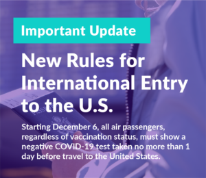 New Rules for International Travel to the US
