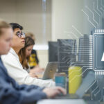 Students in a computer lab